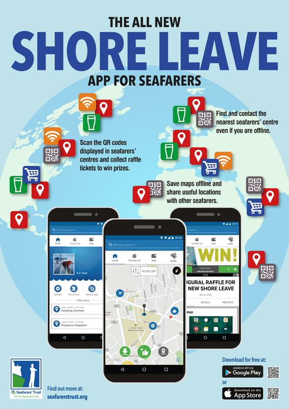 shore leave app poster as a photo